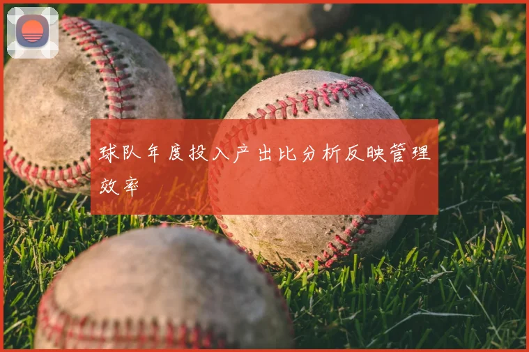 球队年度投入产出比分析反映管理效率